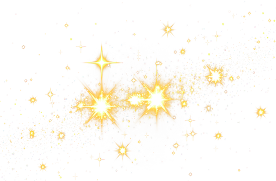 PNG Sparkling stars png lights night black transparent overlay
