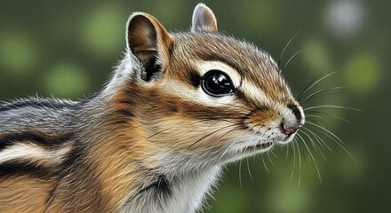 Obraz premium Chipmunk portrait