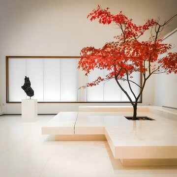 modern interior design of a room