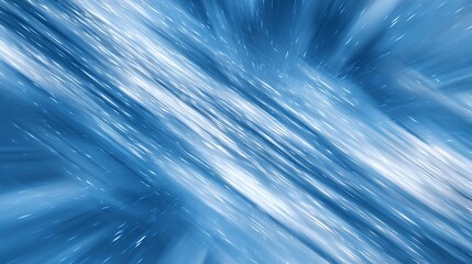 Fototapeta premium Experiencing light speed travel through interstellar space a gateway to new galaxies in bright blue