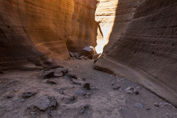 Barranco De Las Vacas slot canyon - Gran Canaria Spain