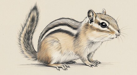 Chipmunk illustration