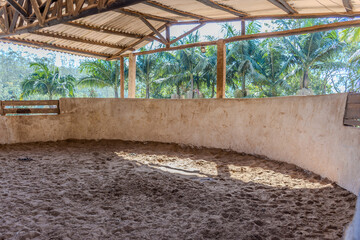 paddock with a rustic