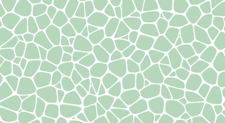Light green mosaic pattern with irregular shapes and lines editable stock