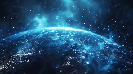 Global Network with Blue Planet.