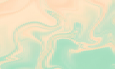 Abstract background with peach and mint colors creates a soft design