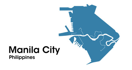 manila city philippines map