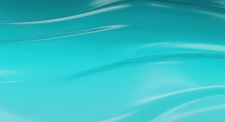 Abstract blue turquoise wave background with smooth lines