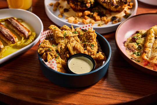 Crispy Fried Fish with Tartar Sauce and Bistro Sides