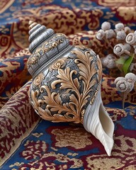 Auspicious Tibetan Conch high resolution picture