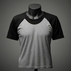 Black t shirt front and back view, Ready for your mock up design transparent  template