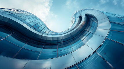 Modern Wave Building.
