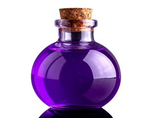 Modern Minimalist Purple Potion PNG