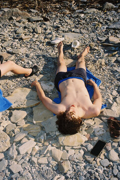 Relaxation by the Beach on a Sunny Afternoon