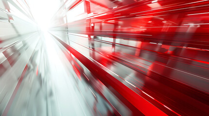 Red  White Speed Lines Abstract.
