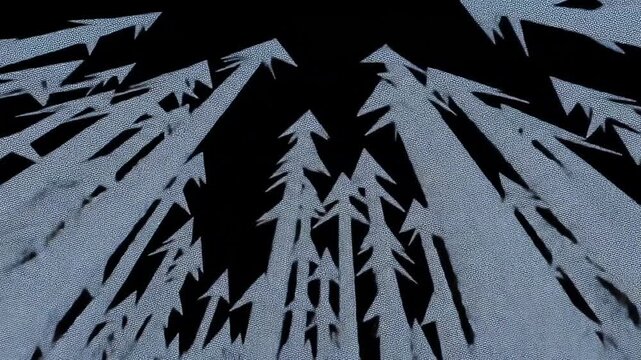 Abstract pattern of pointed shapes