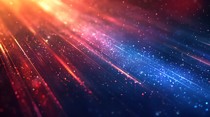 Red Blue Light Rays Abstract Background. (1)