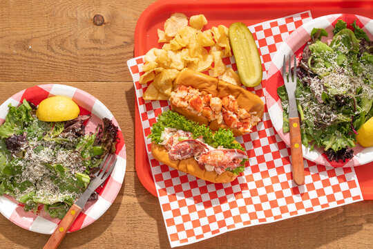 Maine And Connecticut Style Lobster Rolls