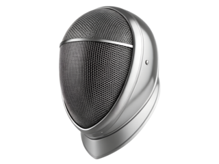 Fencing mask isolated on transparent background
