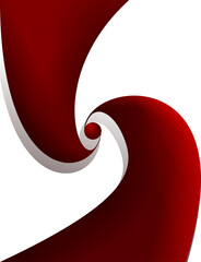 Abstract Red Swirl Design for elegant certificate border