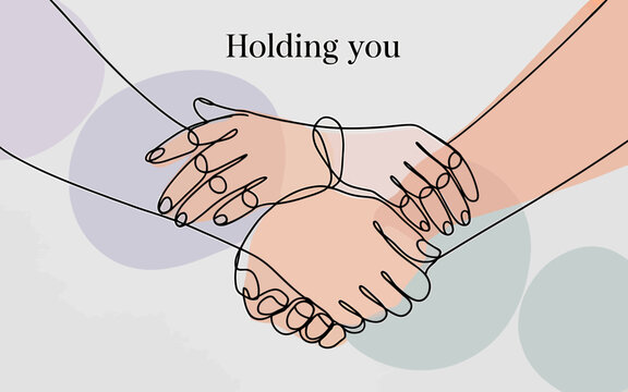 Elegant supportive sympathy greeting card design