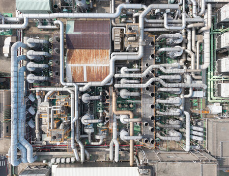 Semiconductor Testing Facility Industrial Rooftop View
