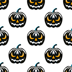 halloween seamless pattern