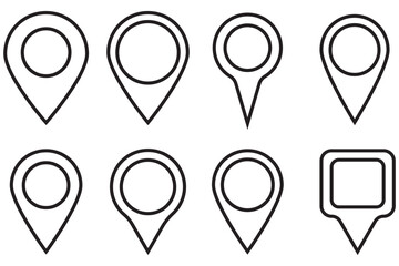 Location icon. Map pin icon set. location marker. location pin. Map pin icon vector illustration eps 10.