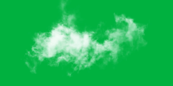 A single wispy cloud drifts serenely against a vibrant green backdrop symbolizing dreams hope and limitless