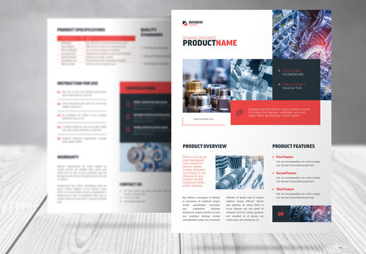 Product Specification Data Sheet Template 