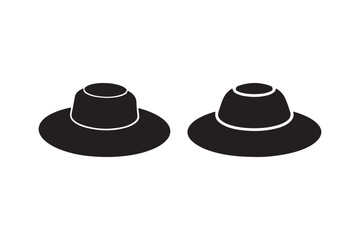 Two black conical objects with wide circular bases and cylindrical tops