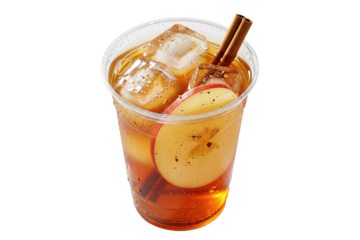 autumn spiced apple cocktail with cinnamon to go