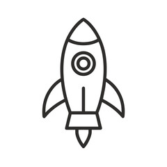Rocket outline icon
