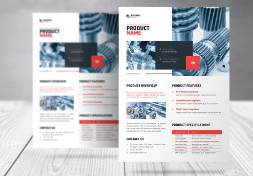 Product Specification Data Sheet Template 