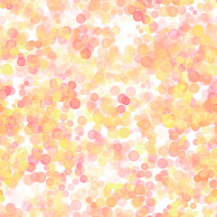 Soft pastel bokeh circles abstract background, PNG