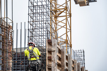 Worker on a Construction Site