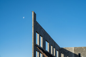 Tilt-Up Process on a Construction Site