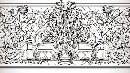 Ornate decorative design