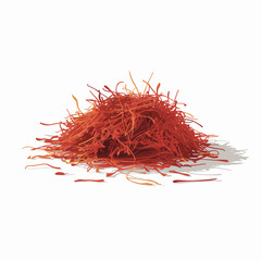 Naklejka premium Saffron Threads Vector Illustration