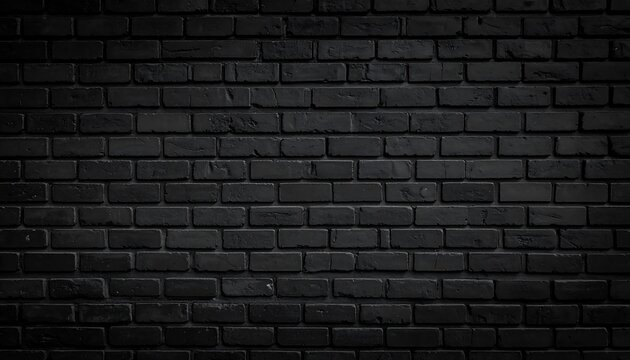 Fototapeta Dark brick wall texture (2)