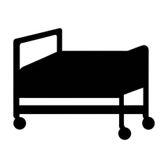 Find hospital bed vector illustration for medical equipment and healthcare furniture needs online now