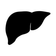 Human liver anatomy diagram for medical education and healthcare professional resources and study aid