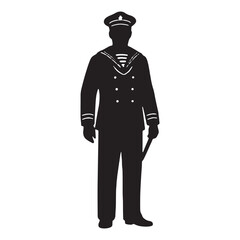Police Soldier Illustration | Law Enforcement Security Artwork