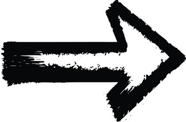 Hand Drawn Arrows Grunge Arrow Paint