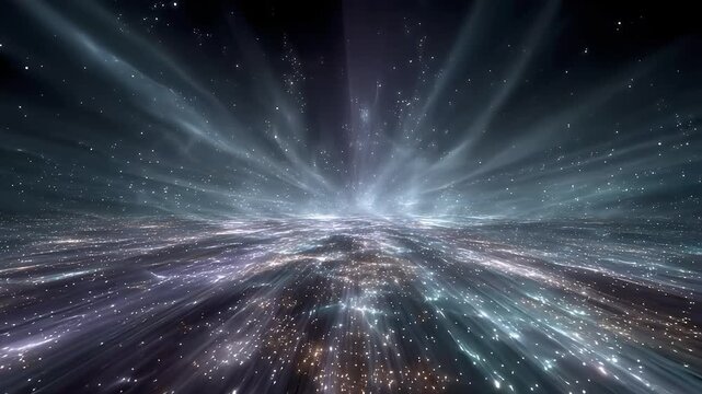 Starlight Cosmic Particle Space Extends Infinitely
