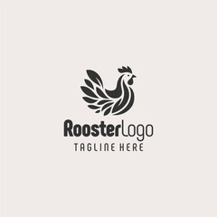 Creative Rooster Branding Logo Symbol