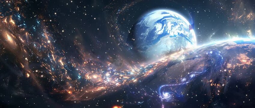 Abstract space cosmos