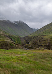 mountains and landscape in Iceland