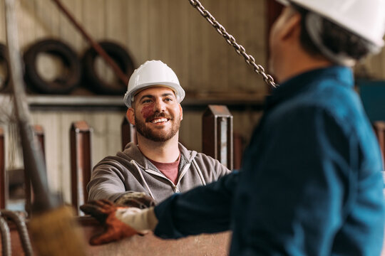 Happy workers