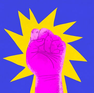 concept illustration of human power